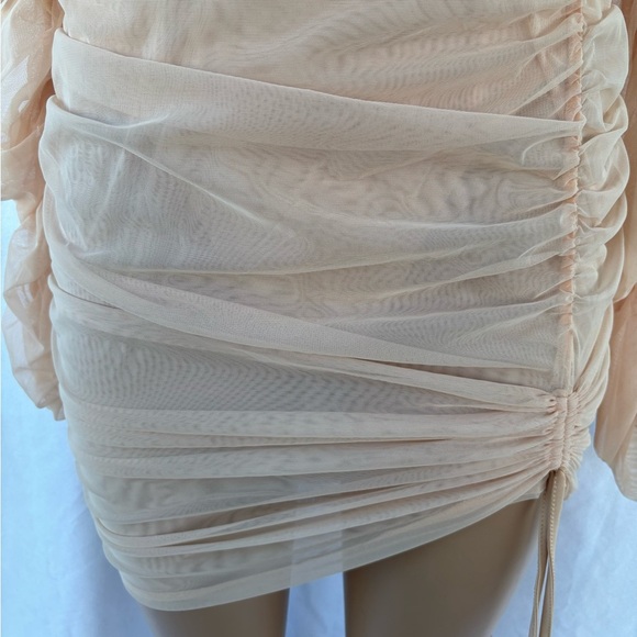 Oh Polly Blush Long Sleeve Dress - Picture 3 of 12